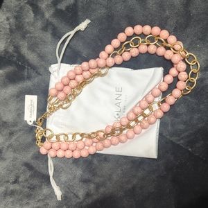 Charm Necklace in Pink NEW 3-in-1